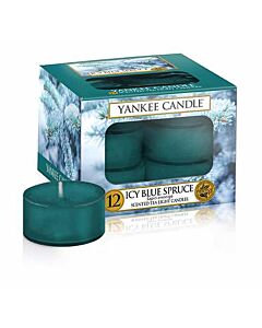 Yankee Candle Tea Lights Icy Blue Spruce